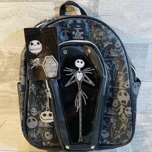 Disney Nightmare Before Christmas Coffin Jack Mini Backpack NEW With Tags